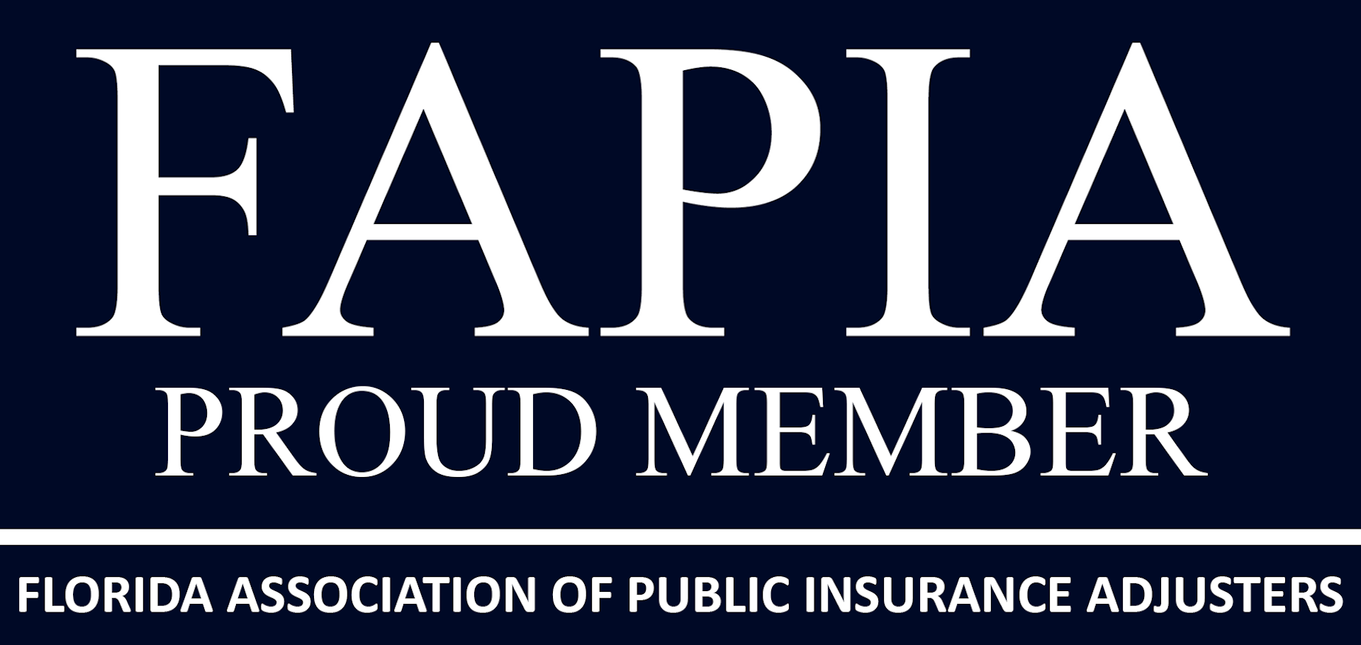 FAPIA Florida Association of Public Insurance Adjusters