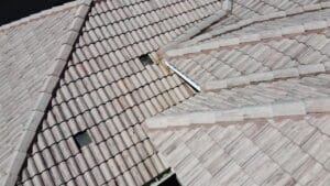 hurricane damage to tile roof.